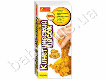 Кинетический песок 300 гр, Желтый