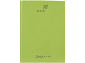 Щоденник шкільний Kite K26-262-16, тверда обкладинка, салатовий
