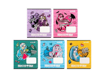 Зошит у клітинку 12 аркушів, Monster High (ціна за 1шт)