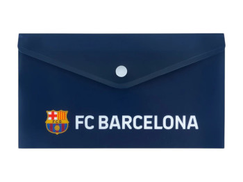 Папка-конверт на кнопці FC Barcelona BC25-246, формат DL, Kite