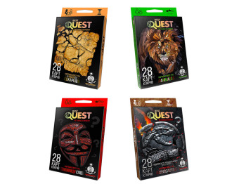 Ролевая карточная игра BEST QUEST. Danko Toys BQ-01-01U-04U