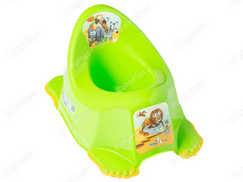 Горшок Сафари с противоскользящей резиной Зеленый. Tega Baby SF-011-125
