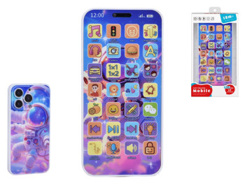 Дитячий навчальний телефон Космонавт Early Education Mobile, 15,5 см, звук та світло