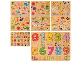 Деревянная игрушка Рамка-вкладыш. MD 2676