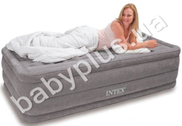 Велюр ліжко з вбудованим електронасосом 220В Intex 67952