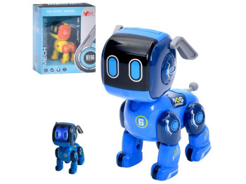 Іграшка собака інтерактивна Robot Dog MY66-J1209, 11,5 см, світиться та відтворює звук