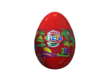 Набір для творчості Тісто для ліплення Master Do Dinosaurs EGGS, Danko Toys