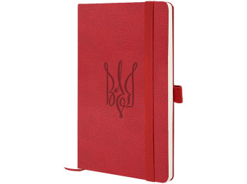 Книга записная в клетку Воля Partner Soft Skin, 125х195мм, 96 листов, Axent