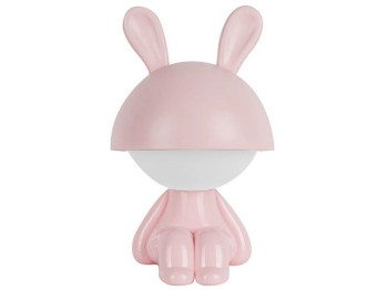 Светильник-ночник LED с аккумулятором Cute Bunny розовый, Kite