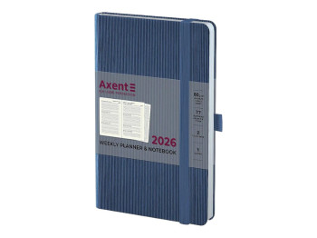 Ежедневник Partner Lines 2026 Axent 8515-26-48-A, 125×195 мм, голубой