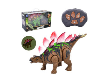 Игрушка динозавр на радиоуправлении Dinosaur F222, 31 см, ходит и светится, музыка и звук