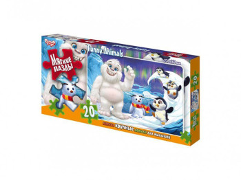 М'які пазли 20 елементів, Danko Toys