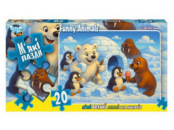 М'які пазли 20 елементів, Danko Toys