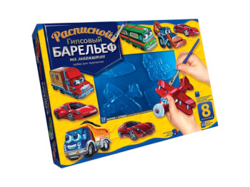 Набор для творчества Расписной гипсовый барельеф большой, Danko Toys