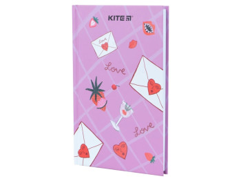 Книга записна в клітинку Bouffants & Broken Hearts А6, 80 аркушів, Kite