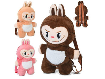 Мягкая игрушка - Рюкзак Лабубу, Микс цветов (Цена за 1шт)