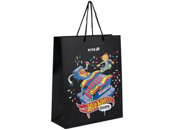 Пакет паперовий подарунковий, 26х32см, Hot Wheels, Kite