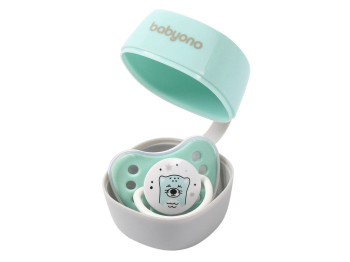 Футляр для пустышки, мятный Natural Nursing, 5,5x5 см, 535/02, BabyOno