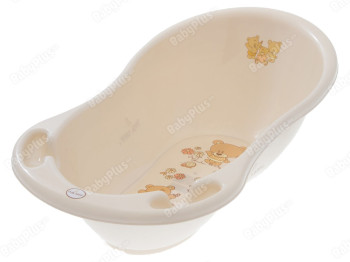 Ванночка с термометром кремовая Мишки 86 см. Tega Baby MS-004-119