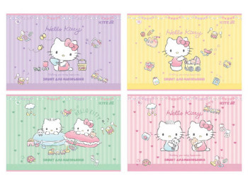 Зошит для малювання на 12 аркушів, Hello Kitty, упаковка 20шт (ціна за 1шт)