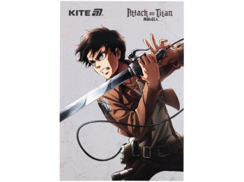 Блокнот-планшет Attack on Titan Season A5, 50 листов, Kite