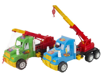 Машинка Хэви Дьюти кран. Kinderway KW-15-003-1