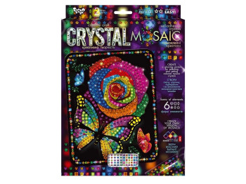Набір для творчості CRYSTAL MOSAIC Роза, Danko Toys