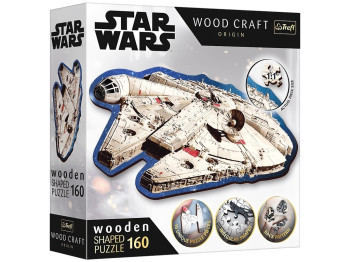 Деревянный пазл Trefl Wood Craft Star Wars Тысячелетний сокол, 160 элементов
