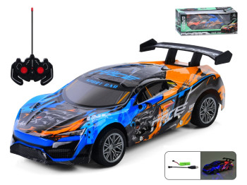 Машина 2288-72A радіокер., 1:16, акум., USB, небит. корпус, 2 кольори, світло, кор., 30-13-12,5 см.