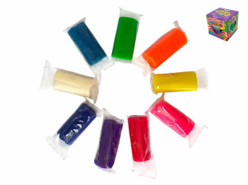 Маса для ліплення з блискітками Master Do 9 кольорів, Danko Toys
