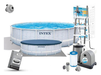 Басейн каркасний круглий Prism Frame. Intex 26746