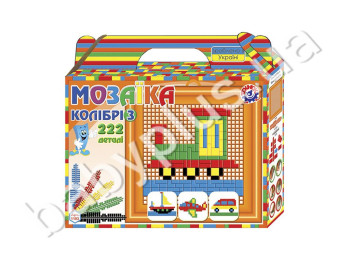 Мозаика Колибри №3, 222 детали, Технок