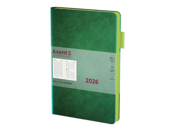 Ежедневник Axent Partner Soft Muse 2026, А5, зеленый