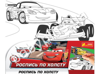 Роспись по холсту бол Дисней Тачки