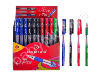 Ручка I-Pen. Radius I-Pen принт.50шт.mix. Ціна за 1 шт.