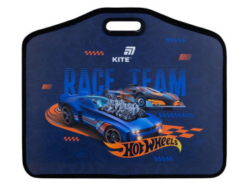 Портфель пластиковий Hot Wheels, формат А3+, на липучках, Kite