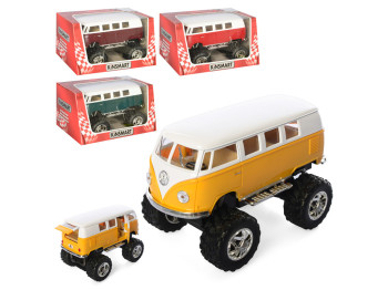 Машинка металлическая инерционная Volkswagen Classical Bus. Kinsmart KT 5060 WB