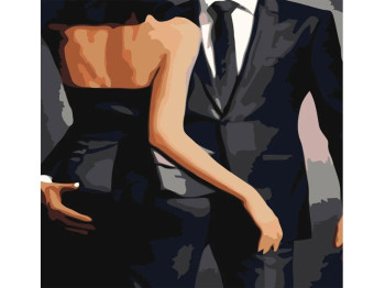 Набор для росписи по номерам Mr&Mrs 40х50 см, Strateg