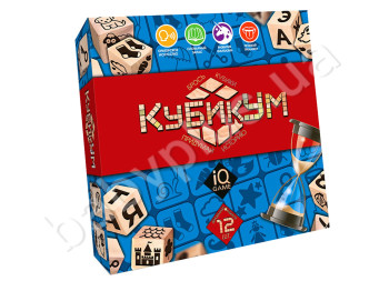 Настільна гра КубикУм. Danko toys G-KU-01. Рос (Пошкоджена коробка)