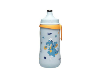 Поилка мальчик РР Kids Cup с выдвижной крышкой 330 мл. От 18 месяцев. PET-Box. Nip 35051