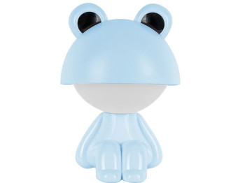 Світильник-нічник LED з акумулятором Cute Froggy блакитний, Kite