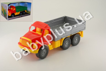 Машина Магирус бортовая №1 в коробке. 4 цвета. Colorplast 1494