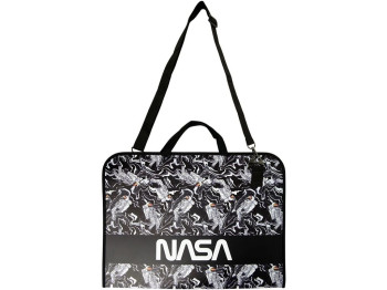 Папка-портфель пластиковий на блискавці NASA А3, Kite