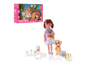 Кукла с собачками. Defa Lucy 8281
