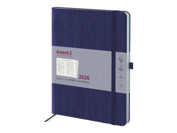 Ежедневник Partner Grand Lines 2026 Axent 8531-26-02-A, 195×255 мм, синий