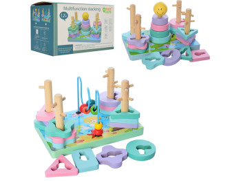 Деревянная игрушка Геометрика. Tree Toys MD 2112 УЦЕНКА