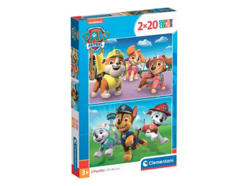 Пазли 2х20 елементів, Команда собачок, Clementoni 24800