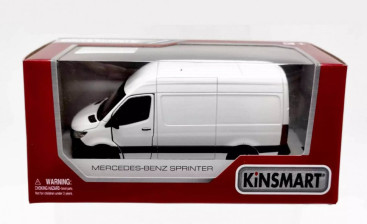 Машинка металлическая инерционная Mercedes-Benz Sprinter. Kinsmart KT5426W УЦЕНКА