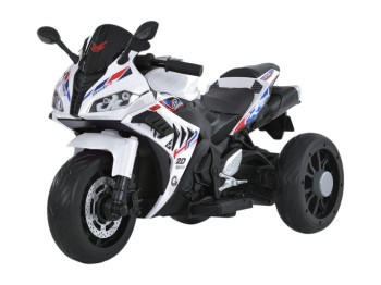 Электромотоцикл M 6273EL-1 белый электро Bambi Racer