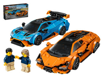 Конструктор LEGO Speed Champions Lamborghini Revuelto та Lamborghini Huracán STO, 607 деталей